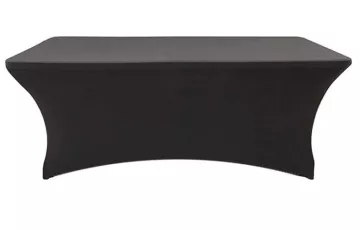 REF 144 (Nappes en Lycra noirs pour buffet)