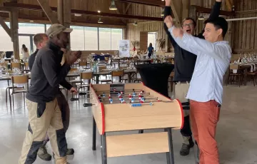 animation babyfoot pour séminaire en journée