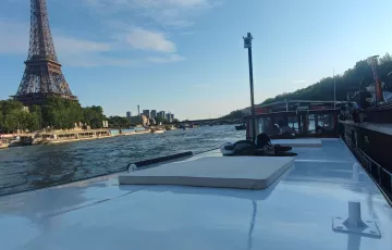 Promenade en bateau à Paris