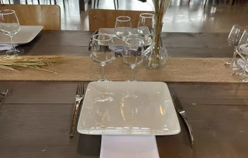 Table pour déjeuner professionnel
